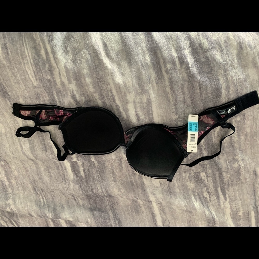 Sam Edelman Wildflower Print Mesh T-shirt Bra - Picture 5 of 7